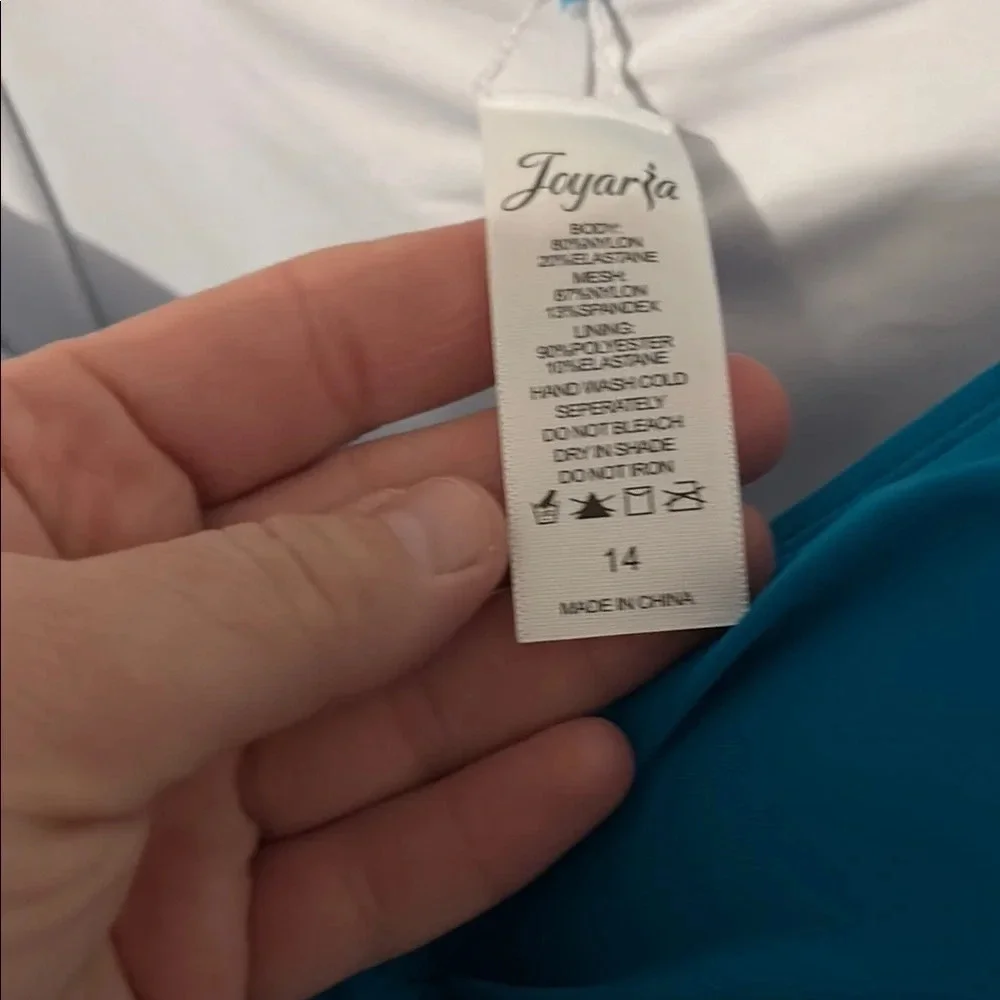 Blue One-Piece Swimsuit - Picture 2 of 3